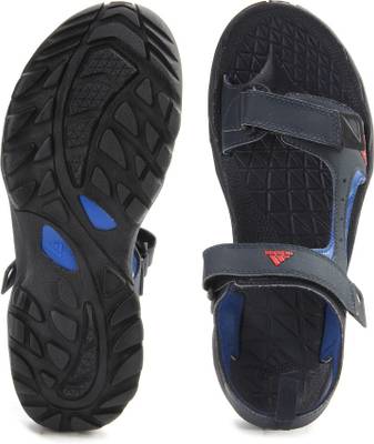 Adidas Men NTNAVY/EQTBLU/SCARLE Sports Sandals
