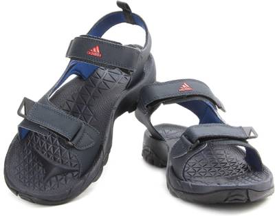 Adidas Men NTNAVY/EQTBLU/SCARLE Sports Sandals