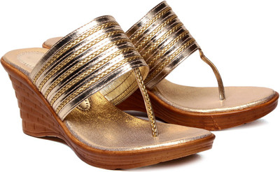

Nell Women Gold Wedges