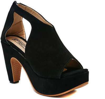 

Dolphin Miles Women Black Heels