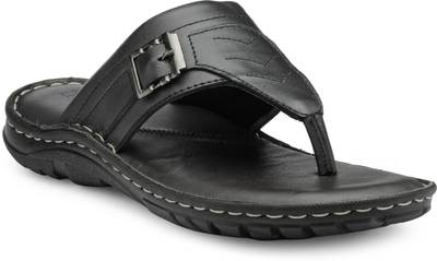 Teakwood Men Black Sandals