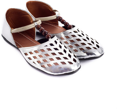 

Myra Women Silver Flats