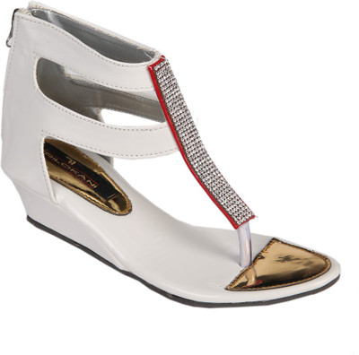 

Trilokani Girls Sports Sandals(White