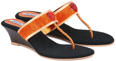 

Bonjour Women Orange Wedges