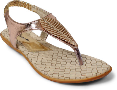 

Bellafoz Women Golden Flats