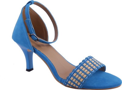 Adorn Women Blue Heels