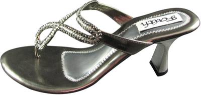 Faith Women Gun Metal Heels