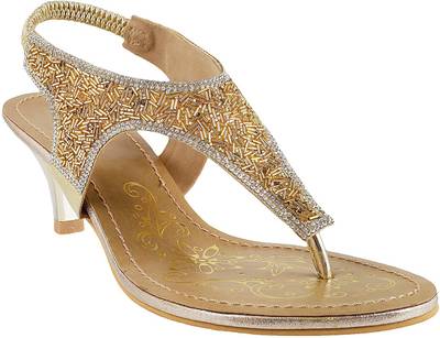 Metro Women 15,Gold Heels