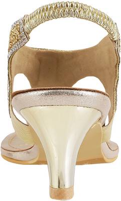 Metro Women 15,Gold Heels