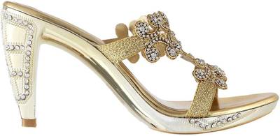 Metro Women 15,Gold Heels
