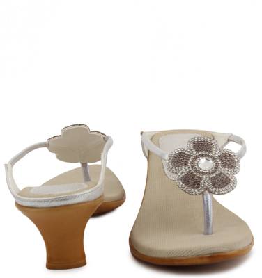 Shezone Women White Heels