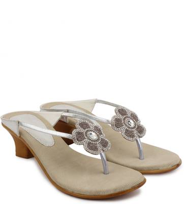 Shezone Women White Heels