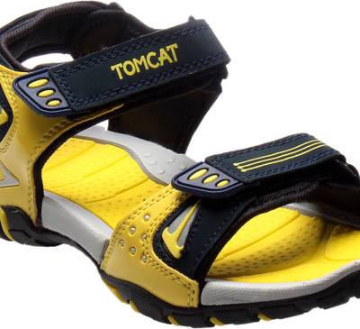 Tomcat Men Blue &amp; Yellow Sandals