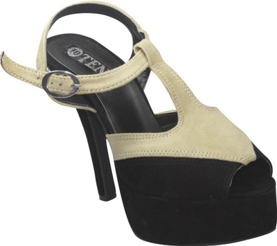 

TEN Women Black Heels