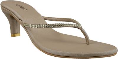 Metro Women 15,Gold Heels