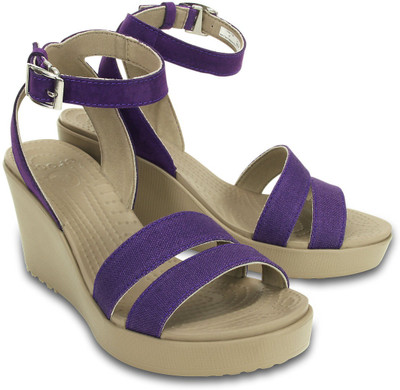 

Crocs Women Purple Wedges