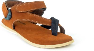 Shoegaro Men Tan Sandals