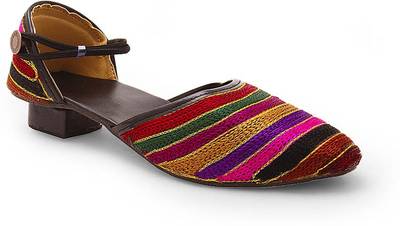 Indiangiftemporium Women Maroon Heels