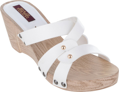 

Shuz Touch Women WHITE Wedges