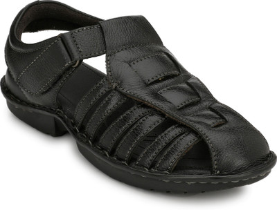 

Menfolks Men Black Sandals