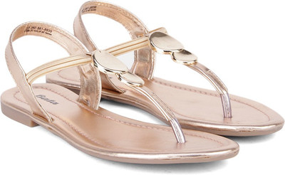 

Bata Women Gold Flats