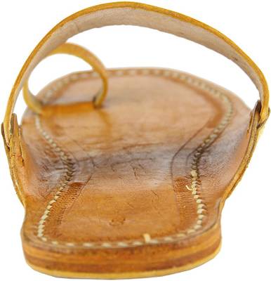 eKolhapuri Men Yellow Sandals