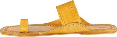 eKolhapuri Men Yellow Sandals