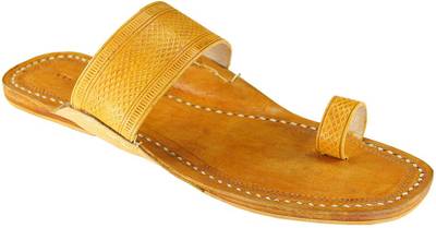 eKolhapuri Men Yellow Sandals