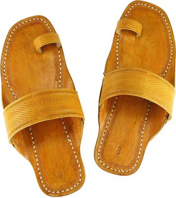 eKolhapuri Men Yellow Sandals