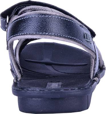 Khadim's Men Black Sandals