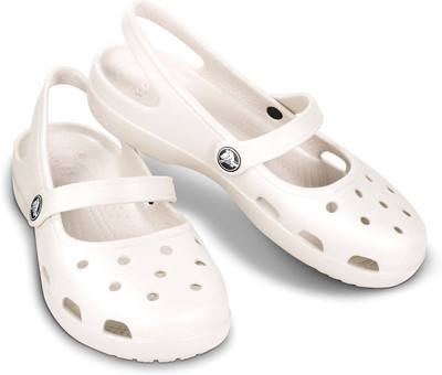 

Crocs Women Off white Clogs
