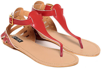 

TEN Women Red Sandals