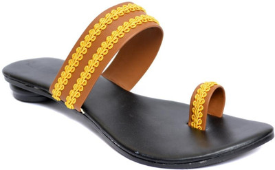 

Indirang Women Yellow Flats