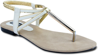 

TEN Women White Flats