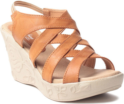 

MSC Women Beige Wedges