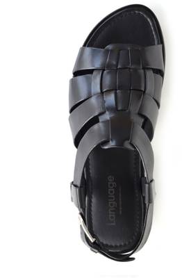 Language Men 00,BLACK Sandals