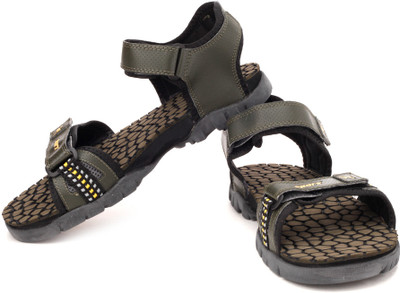 

Sparx Men Olive Yellow Casual