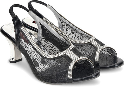 

Moonwalk Women Black Heels
