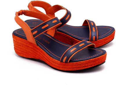 

Naughty Walk Girls Wedges(Orange