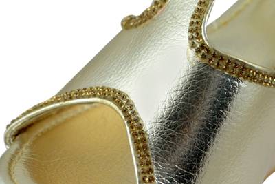 Leatherwood1 Women Gold Heels