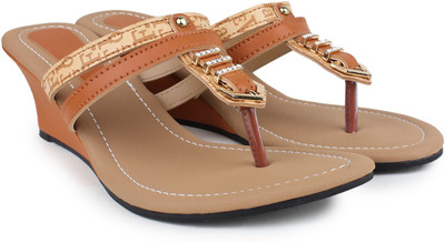 

Shezone Women Beige Wedges
