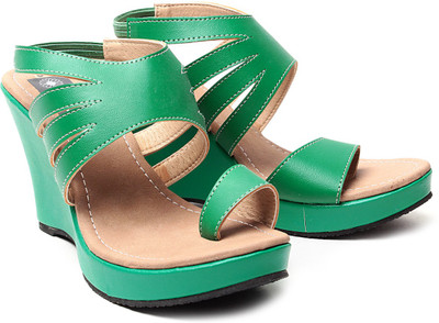

Nell Women Green Wedges