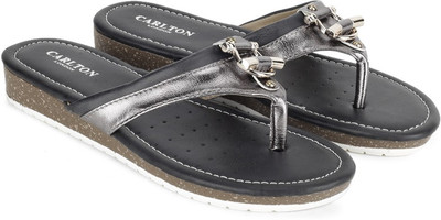

Carlton London Women Blk/Pwtr Flats