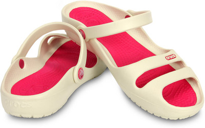 

Crocs Women Off White Sports Sandals