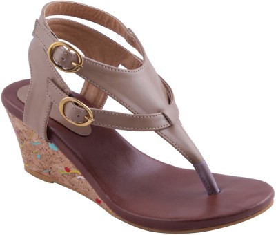 

Adorn Women Beige Wedges