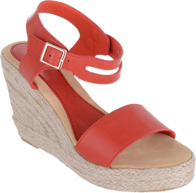 

Sherrif Shoes Women Red Wedges