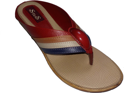 

S to S Girls Flats(Red