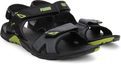 

Puma Men dark shadow-black-lime punch Sports Sandals