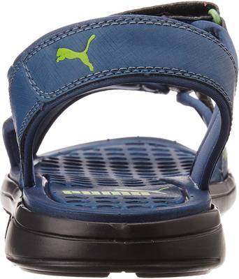 Puma Men dark denim-macaw green Sports Sandals