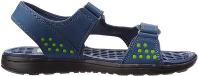 Puma Men dark denim-macaw green Sports Sandals
